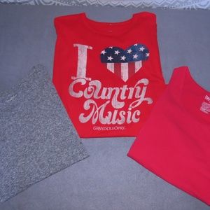 Bundle of Three Tshirts - All (XXL) Red and Gray